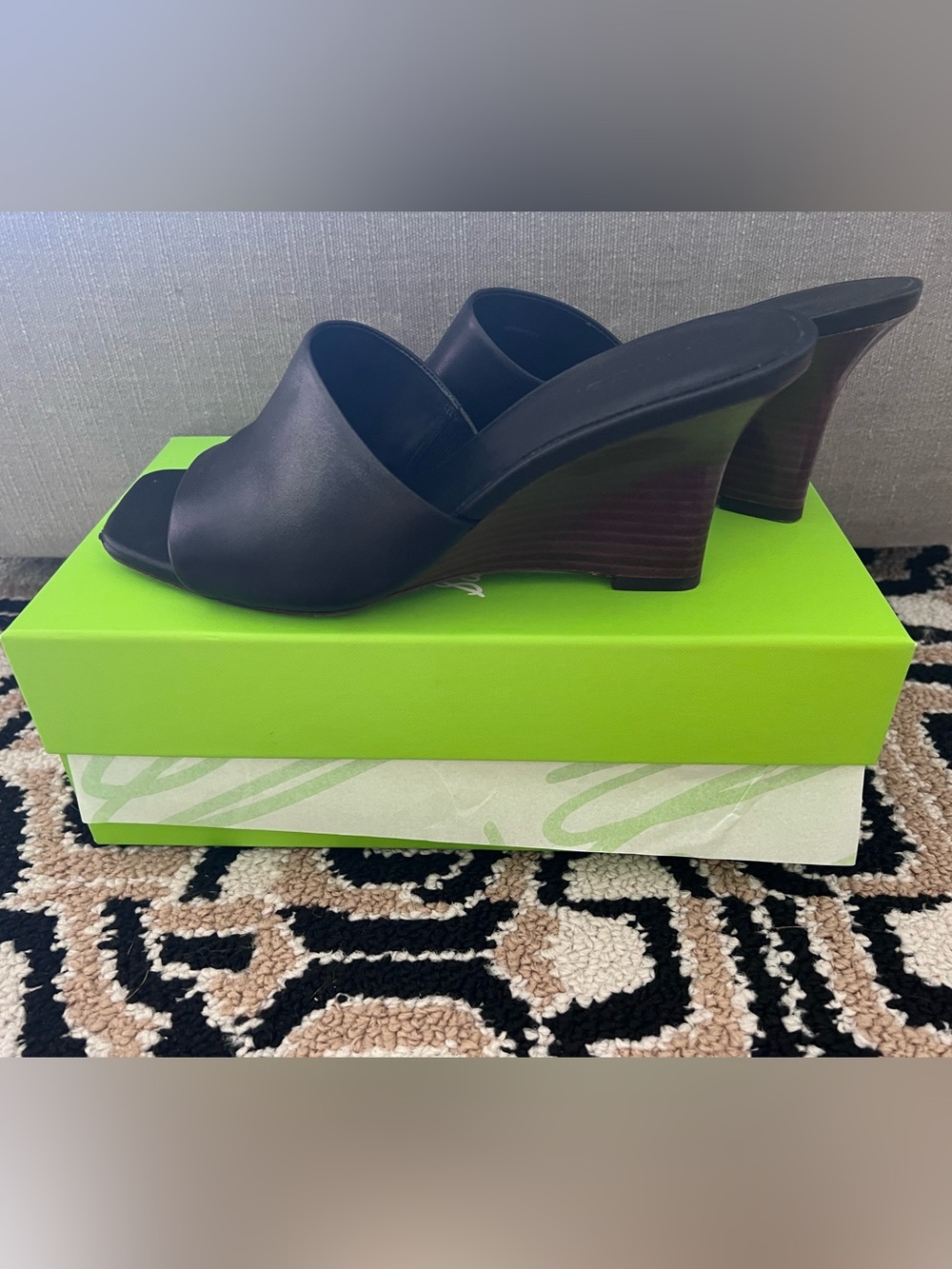 VINCE Pia wedge 🖤 leather/8